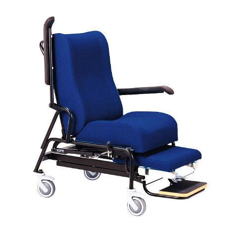 Poltrona per prelievo di sangue elettrica - VL25X - Valiamo - a 3 sezioni / con poggiapiedi / con rotelle