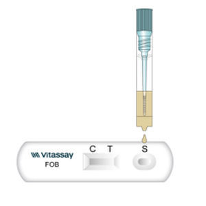 Test rapido per FOB - VITASSAY HEALTHCARE S.L. - di ricerca di sangue occulto nelle feci / per cancro colorettale / di oncologia