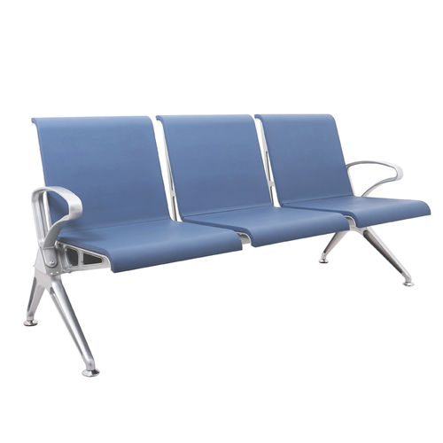 Seduta su barra per sala d'attesa - SJ9078 - Foshan Oshujian Furniture Manufacturing Co., Ltd - con braccioli / con schienale alto / 3 posti