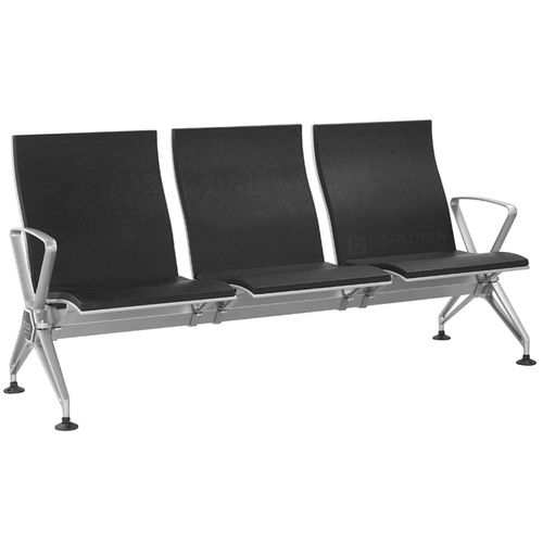 Seduta su barra per sala d'attesa - SJ9090  - Foshan Oshujian Furniture Manufacturing Co., Ltd - con braccioli / con schienale alto / 3 posti