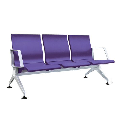 Seduta su barra per sala d'attesa -  SJ9065 - Foshan Oshujian Furniture Manufacturing Co., Ltd - con braccioli / con schienale alto / 3 posti