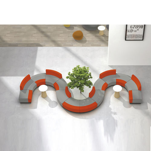 Divano per ambulatorio - SJ5201 - Foshan Oshujian Furniture Manufacturing Co., Ltd - 2 posti / 3 posti / 4 posti