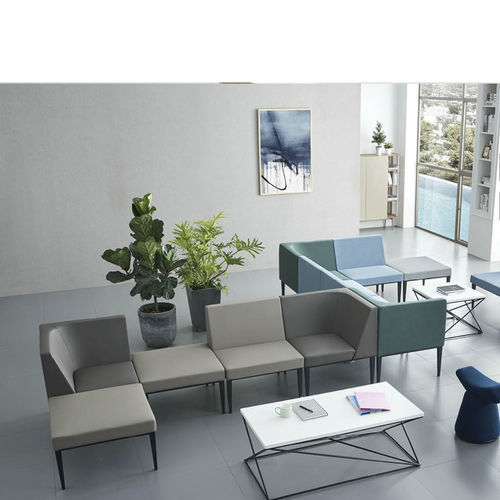 Divano per sala d'attesa - SJ5202 - Foshan Oshujian Furniture Manufacturing Co., Ltd - per ambulatorio / 2 posti / 3 posti