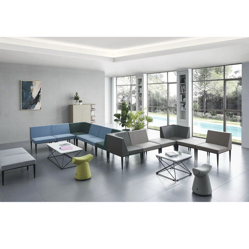Divano per sala d'attesa - SJ5202-3 - Foshan Oshujian Furniture Manufacturing Co., Ltd - per ambulatorio / 2 posti / 3 posti