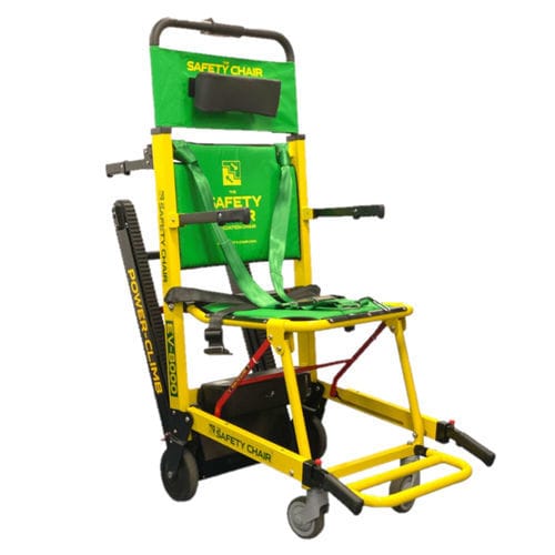 Sedia di evacuazione montascale - EV-8000 - Safety Chair International - pieghevole / con rotelle / bariatrica