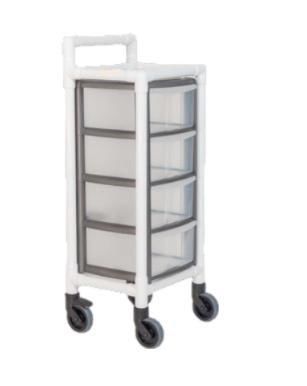 Carrello medico - CRM 001 4C - ENCLARA MEDICAL - MRI / per strumenti / per uso generale