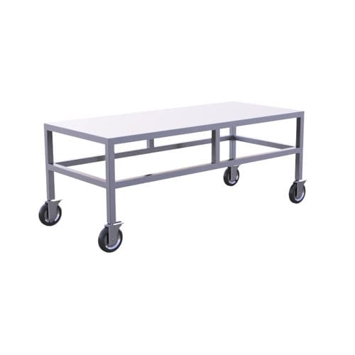 Barella con carrello da trasporto - HY 102.049/B - Prontomed srl - manuale / bariatrica / a sezione unica