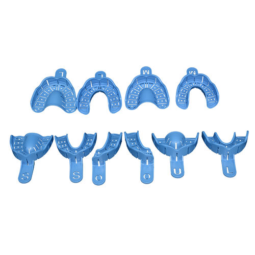 Cucchiaio d'impronta dentale superiore - GD-13 series - Hubei Guarddent Medical Technology - inferiore / per implantologia dentale / perforato