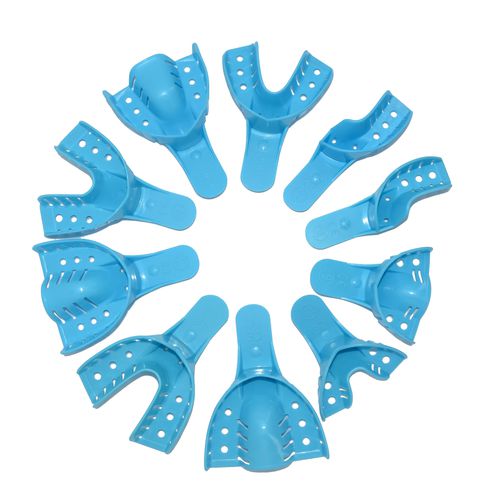 Cucchiaio d'impronta dentale superiore - GD-12711 - Hubei Guarddent Medical Technology - inferiore / perforato / monouso
