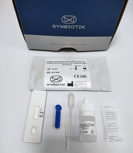 Test rapido per diagnosi COVID-19 - Q-Check® - Synbiotik Biotechnology - di proteine / SARS-COV-2 / nasofaringeo