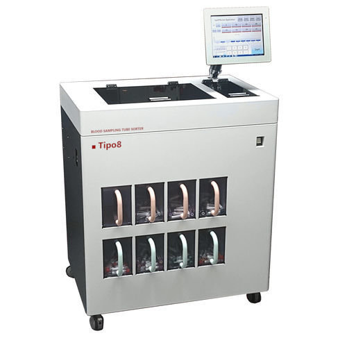 Sistema di automazione di laboratorio per smistamento di provette - Tipo8 - Olpaso Corporation
