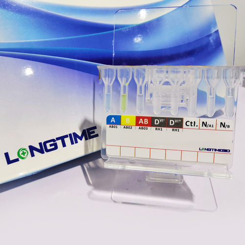 Kit di test per determinazione dei gruppi sanguigni - MGC - Hubei Longtime Biological Technology Co., Ltd. - di serologia / clinico / di sangue