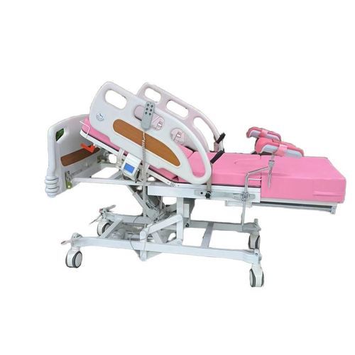 Poltrona da parto elettrica - SXD8802-B - Jiangsu Suxin Medical Equipment - su rotelle