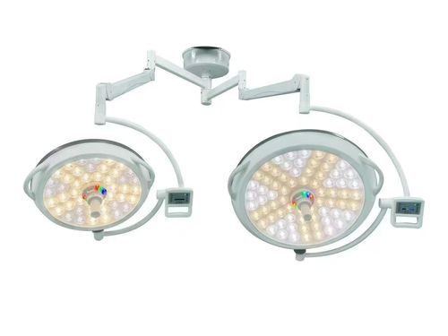 Lampada scialitica a soffitto - SX-II 700/700 - Jiangsu Suxin Medical Equipment - LED / per sala operatoria / 2 bracci
