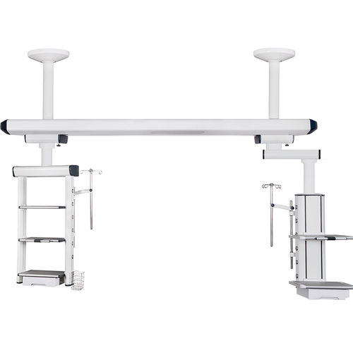 Doppio braccio di distribuzione a soffitto - SX-215 - Jiangsu Suxin Medical Equipment - per sala operatoria / rotativo / 2 bracci