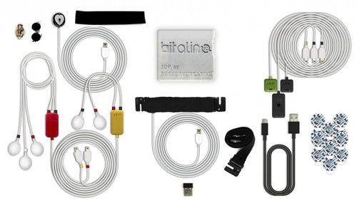 Sistema di acquisizione di biosegnali ad uso didattico - PsychoBIT - PLUX - Wireless Biosignals, SA - Bluetooth