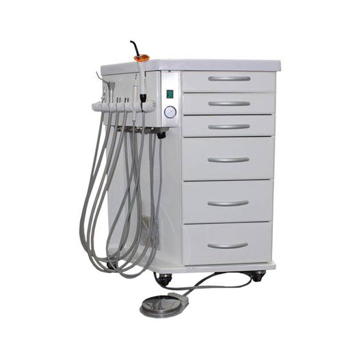 Riunito odontoiatrico mobile - UM-P211 - Tangshan UMG Medical Instrument - con portastrumenti