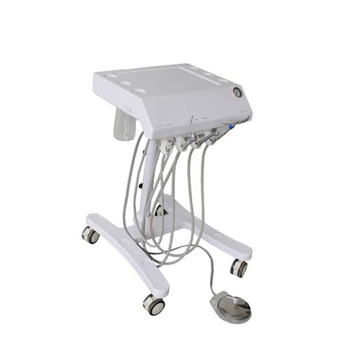 Riunito odontoiatrico mobile - UM-P301 - Tangshan UMG Medical Instrument - con portastrumenti