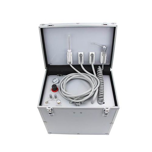 Riunito odontoiatrico portatile - BD-402 - Tangshan UMG Medical Instrument - con portastrumenti / con illuminazione LED