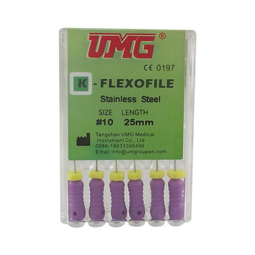 Lima odontoiatrica per trattamenti canalari - K-FLEXOFILE - Tangshan UMG Medical Instrument - in acciaio inossidabile / diamantata