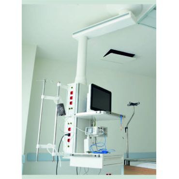 Braccio di distribuzione a soffitto - Gaz Systemes - per sala operatoria
