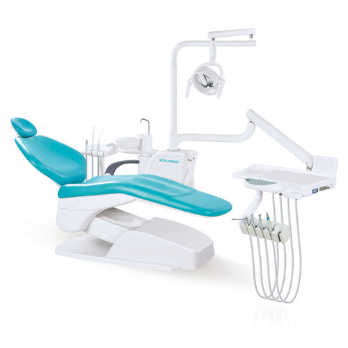 Riunito odontoiatrico con poggiatesta flessibile - K1 - Foshan Koala Medical Technology - con monitor / con sistema di igiene / con portastrumenti