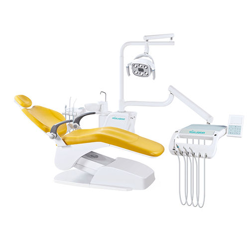 Riunito odontoiatrico con poggiatesta flessibile - k2 - Foshan Koala Medical Technology - con sistema di igiene / con portastrumenti / con illuminazione LED