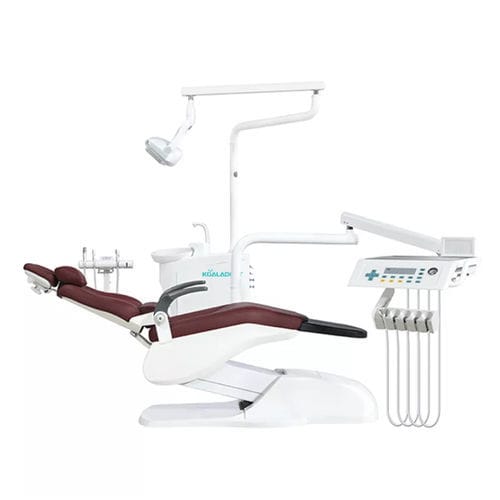 Riunito odontoiatrico con poggiatesta flessibile - K3 - Foshan Koala Medical Technology - con sistema di igiene / con portastrumenti / con illuminazione LED