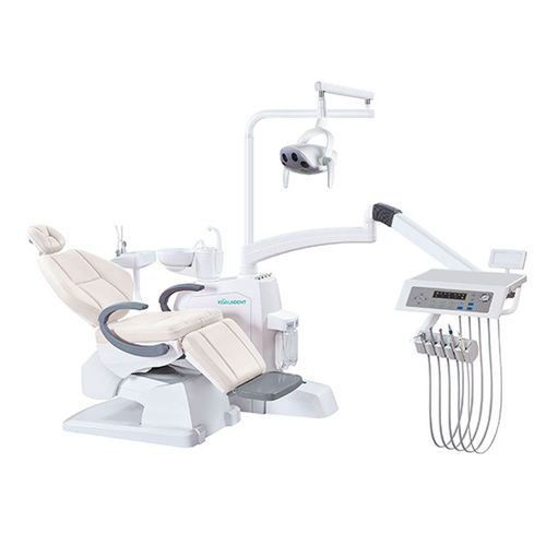Riunito odontoiatrico con poltrona elettrica - K4 - Foshan Koala Medical Technology - con poggiatesta flessibile / con sistema di igiene / con camera intraorale