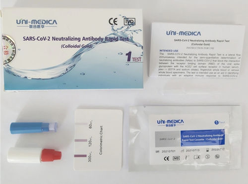 Test rapido per diagnosi COVID-19 - 30021000 - Shenzhen unimed-global technology Co.,LTD - per malattie infettive / per anticorpi neutralizzanti / SARS-COV-2