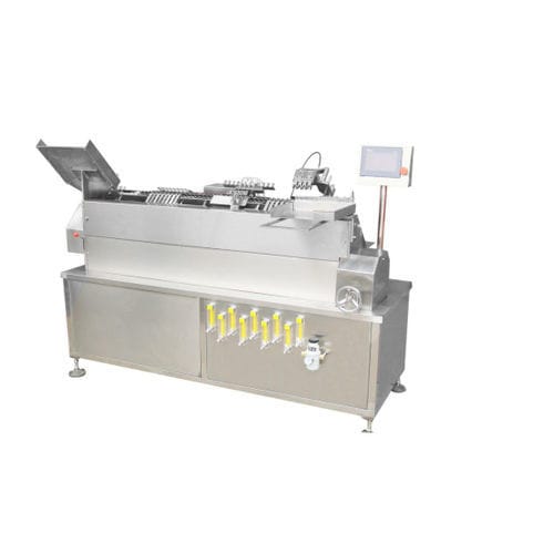 Macchina di riempimento a pavimento - ALG-4 - Ruian Leadtop - di liquidi / di casse / per l'industria farmaceutica