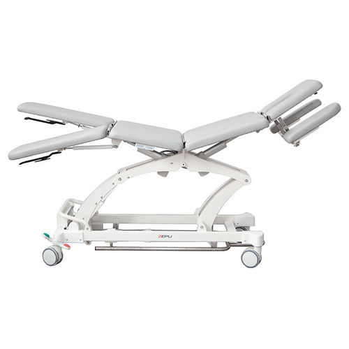 Lettino da visita per adulto - TWC - Shandong Zepu Medical Technology - elettrico / ad altezza regolabile / con rotelle