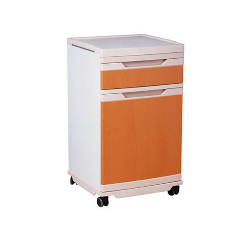 Comodino con rotelle - PS-G01A - Hengshui Plus Medical Devices Technology Co., Ltd. - con cassetti
