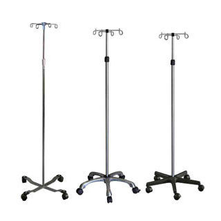 Asta portaflebo con rotelle - PS-SST17 - Hengshui Plus Medical Devices Technology Co., Ltd. - 4 ganci