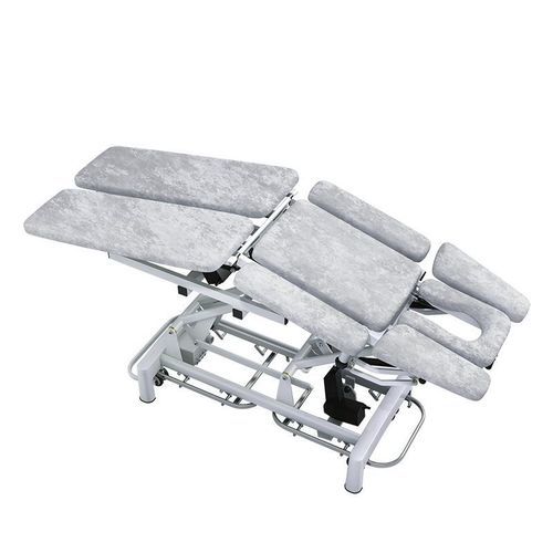 Lettino elettrico per chiropratica - YK-8000C1 - Guangzhou Yeecon Medical Equipment Industrial - pneumatico / su rotelle / con braccioli