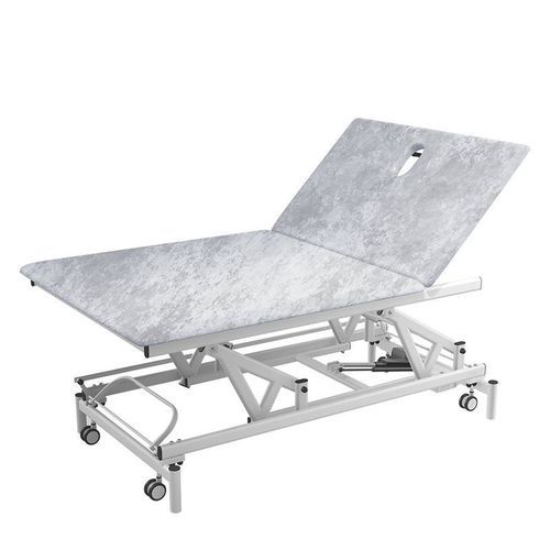 Lettino Bobath elettrico - YK-8000A - Guangzhou Yeecon Medical Equipment Industrial - pneumatico / con schienale ribaltabile / a 2 sezioni