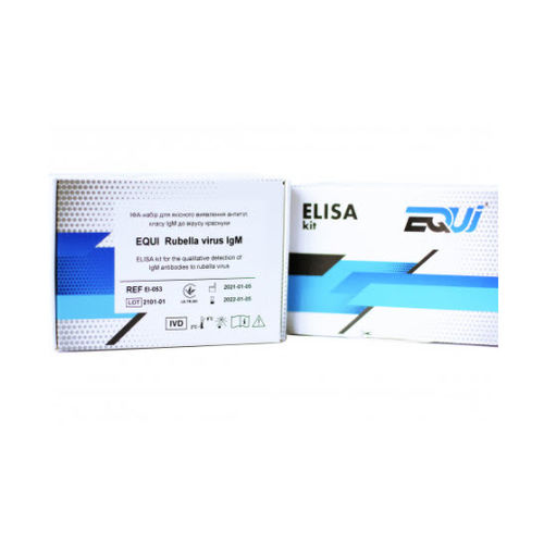 Kit di test della rosolia - EI-053 - Equi - di IgM / virale / ELISA