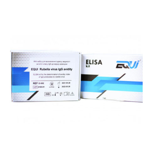 Kit di test della rosolia - EI-052 - Equi - d'IgG / virale / ELISA