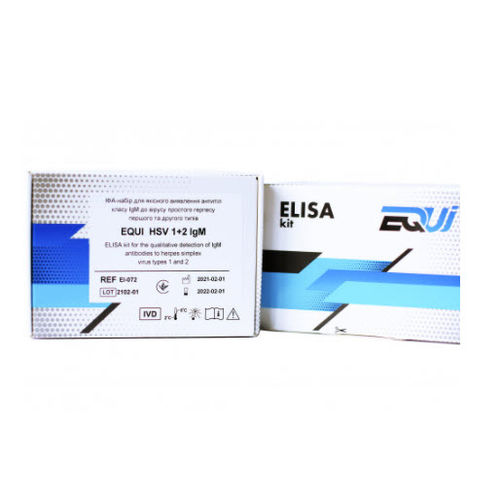 Kit di test dell'herpes - EI-072 - Equi - di IgM / del virus dell'herpes simplex / ELISA