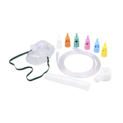 Maschera per ossigenoterapia regolabile - 4300 series - Cathwide Medical - Venturi / trasparente