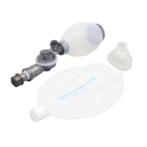 Rianimatore manuale pediatrico - 39000202 - Cathwide Medical - in silicone / con valvola PEEP / riutilizzabile
