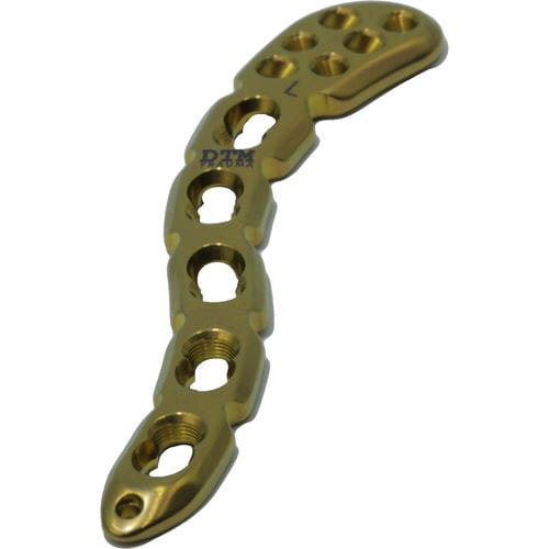 Placca di compressione per clavicola - DP111021 - DTM - Deva Tibbi Malzemeler - distale / laterale / in titanio