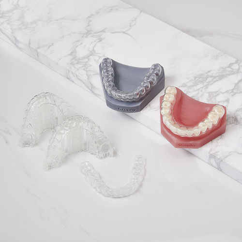Materiale odontoiatrico per stampa 3D - TC-85DA series - GRAPHY - ortodontico / bianco / trasparente