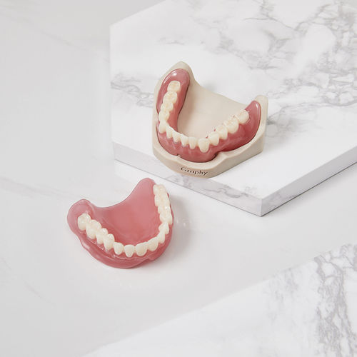 Materiale odontoiatrico in resina - TDD-80 - GRAPHY - per stampa 3D / bianco / trasparente
