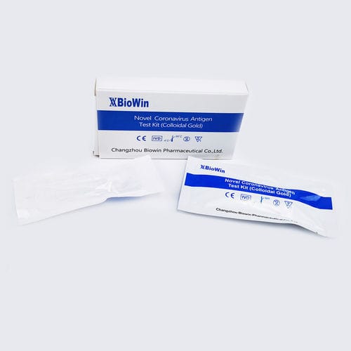 Kit di test per diagnosi COVID-19 - Changzhou Biowin Pharmaceutical Co., Ltd. - per antigeni / SARS-COV-2 / del coronavirus