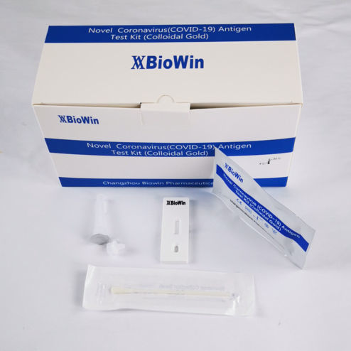 Test rapido per diagnosi COVID-19 - Changzhou Biowin Pharmaceutical Co., Ltd. - per antigeni / SARS-COV-2 / nasale