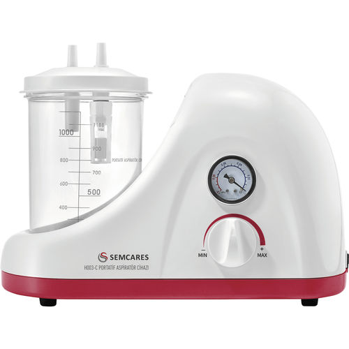 Aspiratore chirurgico elettrico - H003-C - Semcares - per piccola chirurgia / portatile