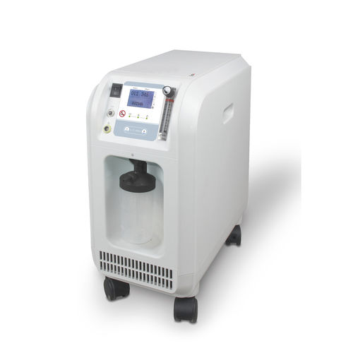 Concentratore di ossigeno medico - OC5B - Semcares - per cure domiciliari / con rotelle / a flusso pulsato
