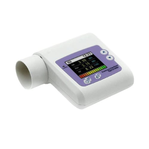 Spirometro elettronico - SP10 - Semcares - palmare / per ginnastica polmonare / per uso domestico