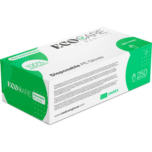 Guanto in polietilene - EcoCare - Global Tooling Service - da doccia / senza polvere / non sterile